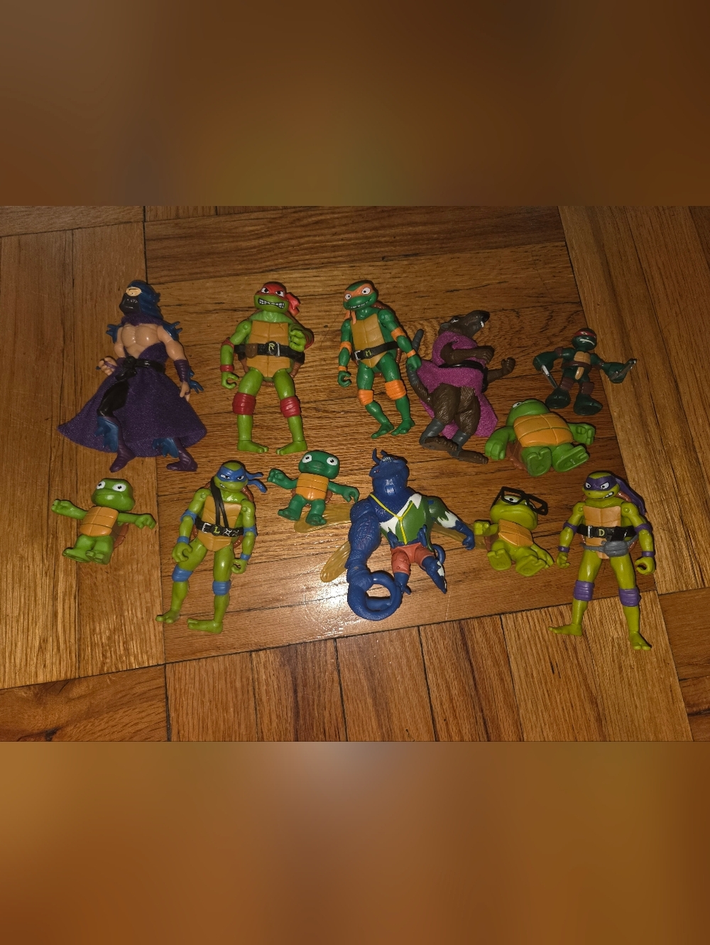 Teenage Mutant Ninja Turtles Green Action Figure Bundle - Mixed Characters